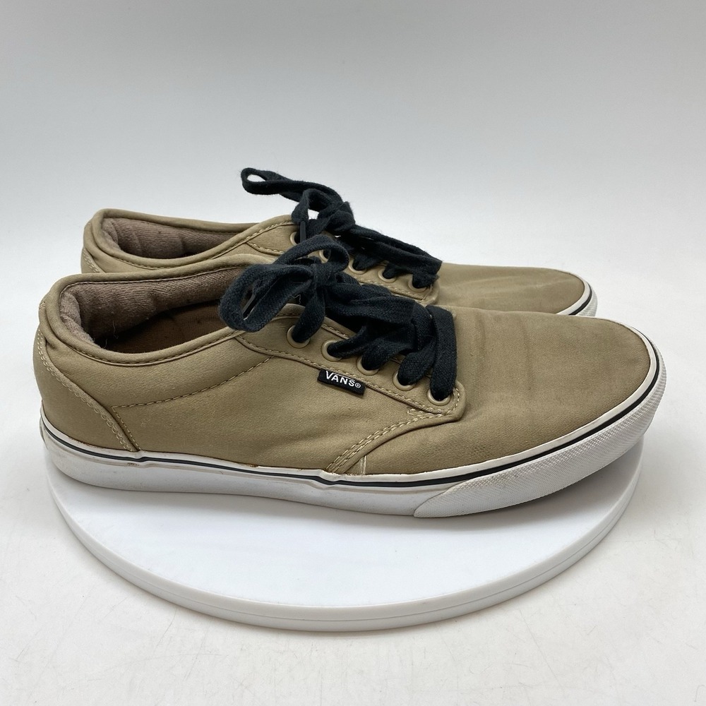 Vans Atwood Mens 8.5 Brown Athletic Skateboard Canvas TB4R Shoes Sneakers